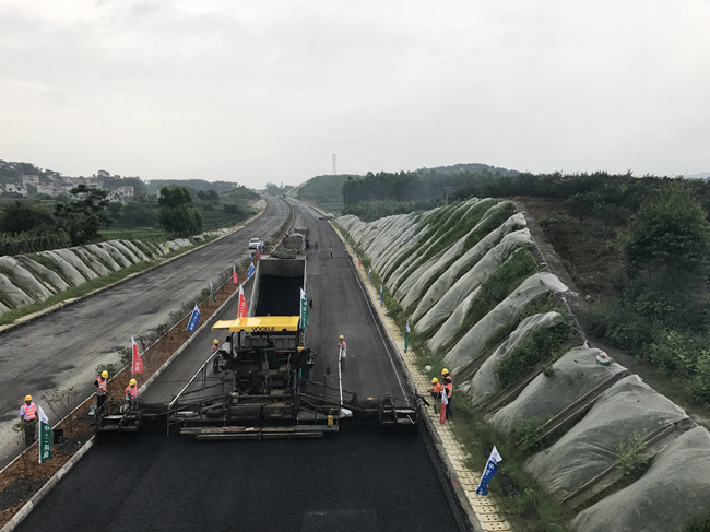 麥賀高速公路施工